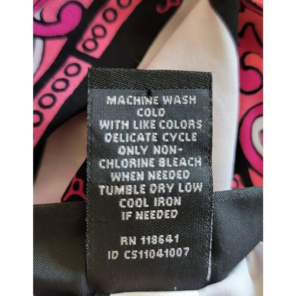 Lane Bryant Women 26/28 Pink Floral Satin Shell Top Adjustable Straps Ruffle🌸 - Picture 11 of 11